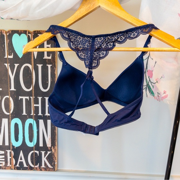 Aerie Navy Bra Size 32B in GUC - Picture 5 of 9